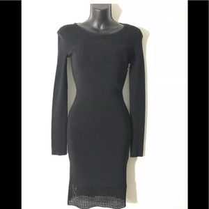 Charlie Jade Black fitted dress SMALL